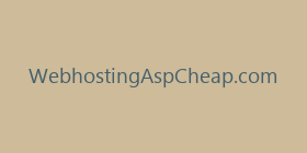 WebhostingAspCheap.com