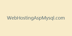 WebHostingAspMysql.com