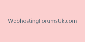 WebhostingForumsUk.com