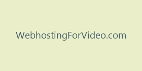 WebhostingForVideo.com
