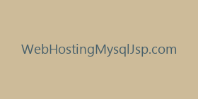 WebHostingMysqlJsp.com