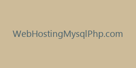 WebHostingMysqlPhp.com