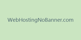 WebHostingNoBanner.com