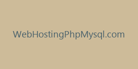 WebHostingPhpMysql.com