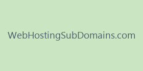 WebHostingSubDomains.com
