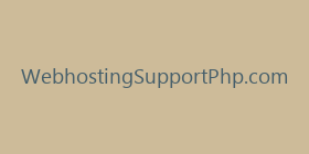 WebhostingSupportPhp.com