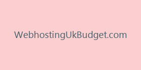 WebhostingUkBudget.com