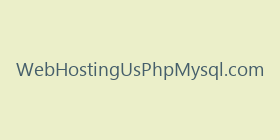 WebHostingUsPhpMysql.com