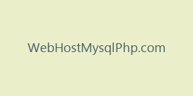WebHostMysqlPhp.com