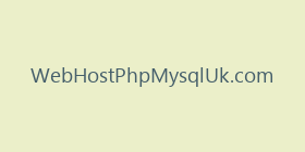 WebHostPhpMysqlUk.com