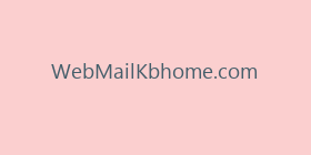 WebMailKbhome.com
