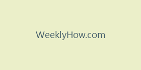 WeeklyHow.com