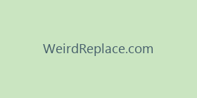 WeirdReplace.com