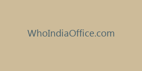 WhoIndiaOffice.com