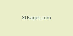 XUsages.com